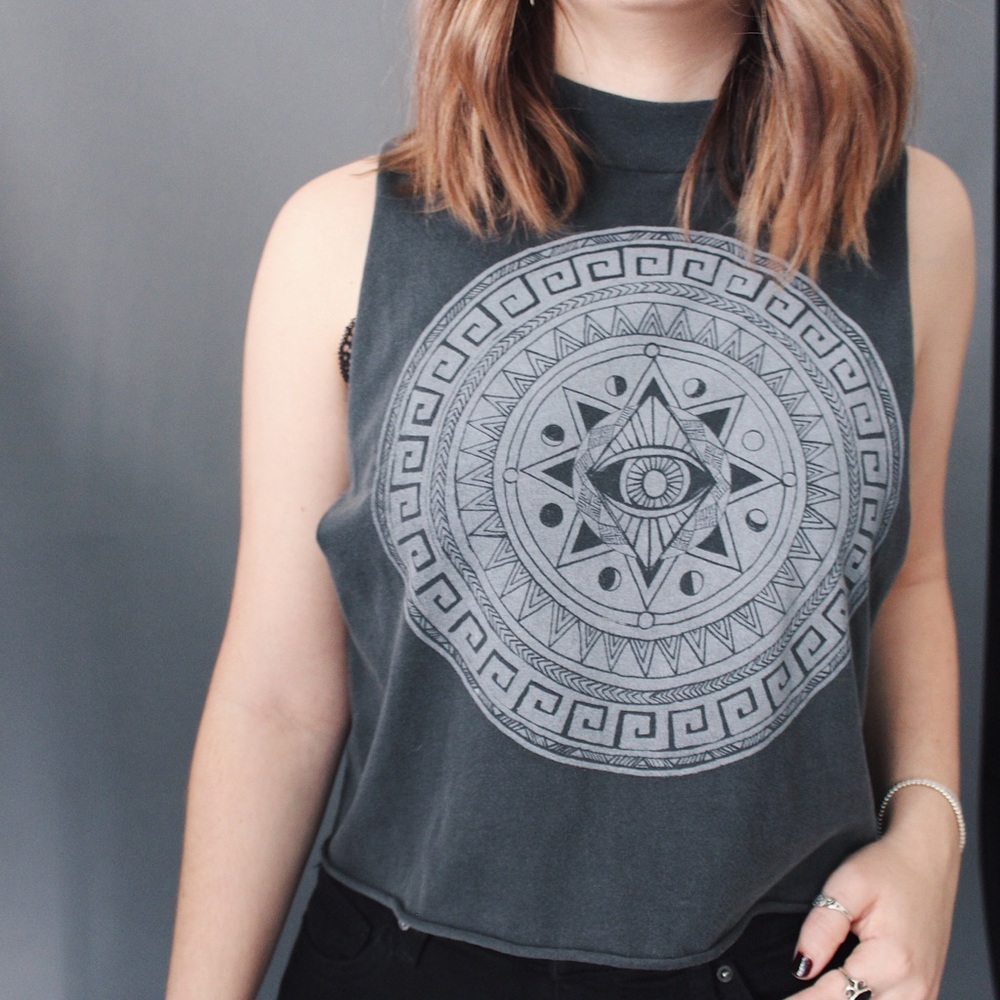 High Neck Muscle Tank